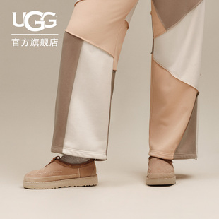 UGG冬季男女同款时尚舒适纯色平底圆头浅口塔斯曼休闲便鞋1152747
