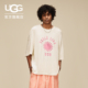 新款 女士舒适时尚 纯色图案中性圆领休闲短袖 UGG春季 T恤 1175129