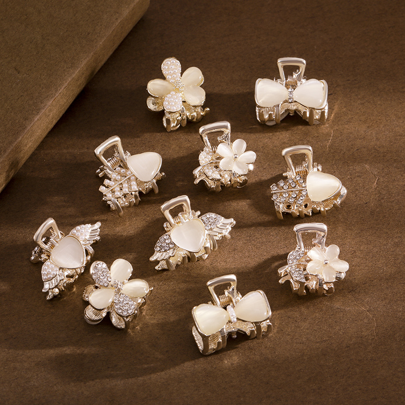 精致迷你小号头发夹子合金发夹