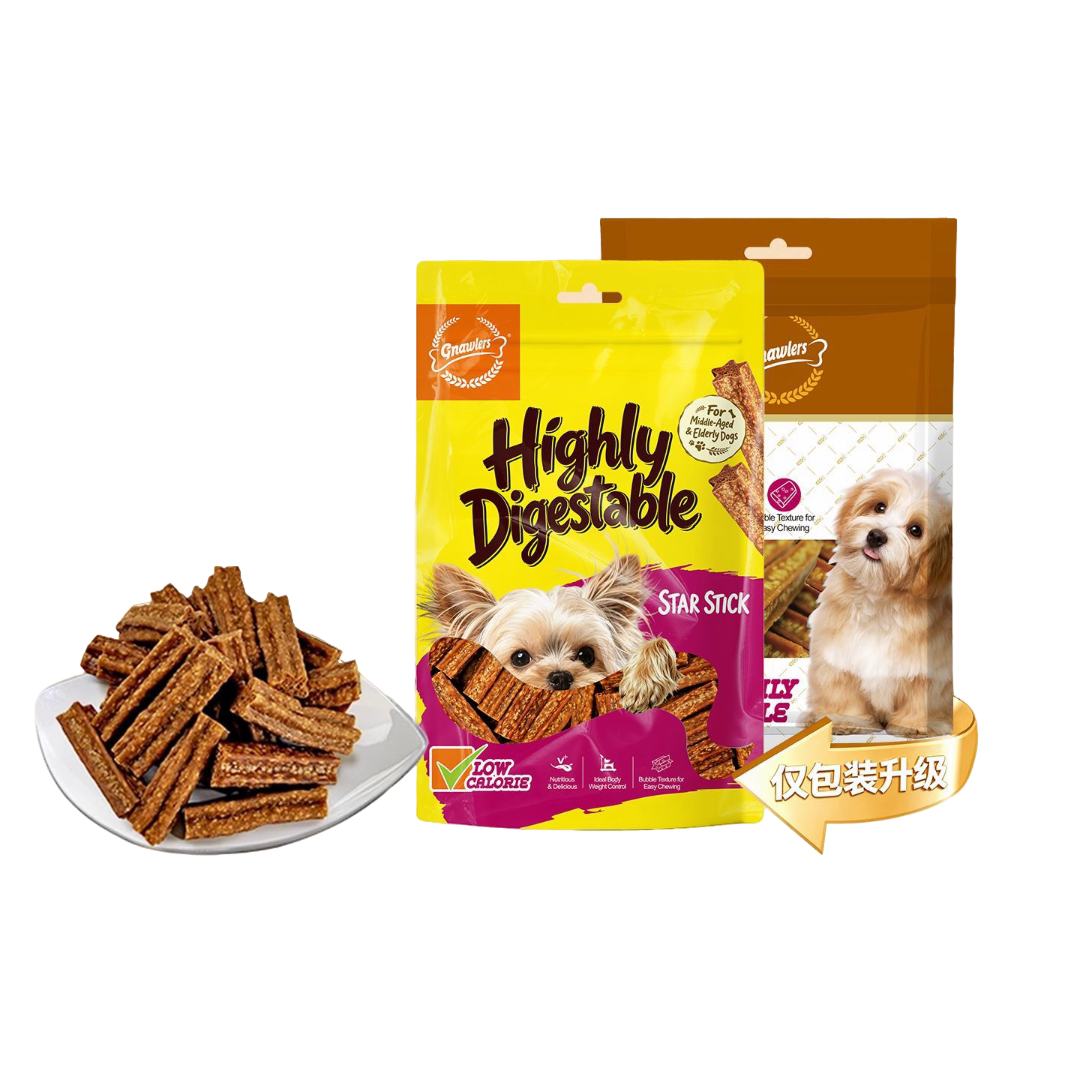 风来客中老年犬磨牙棒狗狗零食风涞客老狗专用零食软洁齿骨磨牙棒