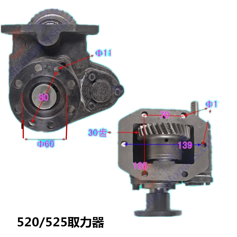 山东临工蒙沃MW525变速箱取力器