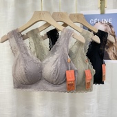 古妃5511薄杯乳胶绵法式 蕾丝健康养护内衣无钢圈无侧骨文胸罩女