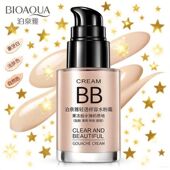 泊泉雅清透修颜水粉霜 遮瑕隔离霜bb霜批发 BB霜粉底液补水保湿