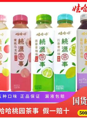 娃哈哈正品桃源茶事新品果味茶