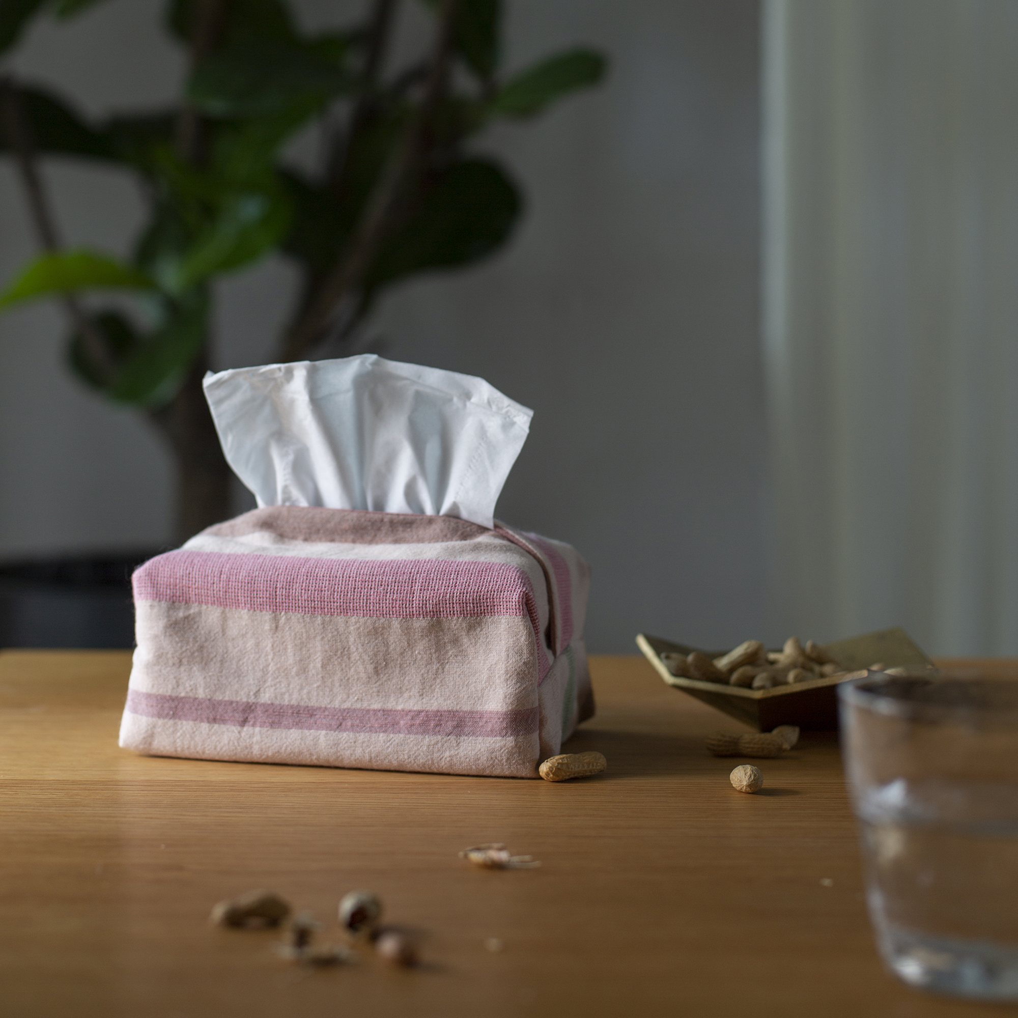 淡饭文艺范纸巾袋环保棉麻