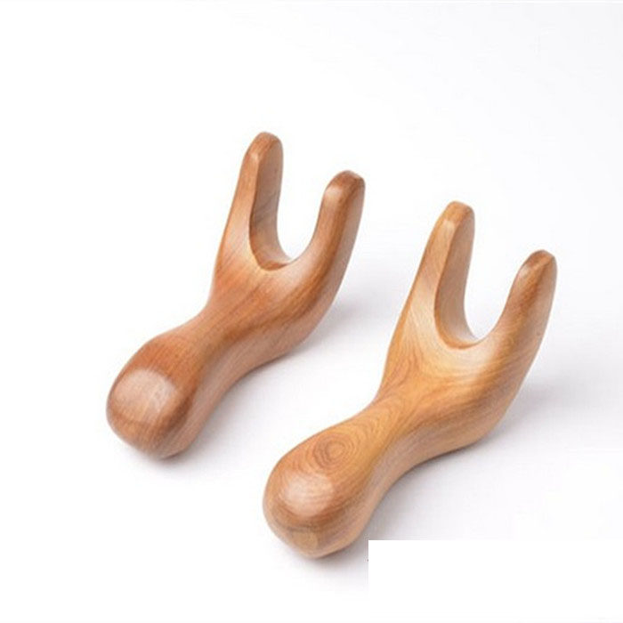 实木按摩器木质按摩棒香木按摩鼻梁全身部位穴位颈椎背部刮痧手推