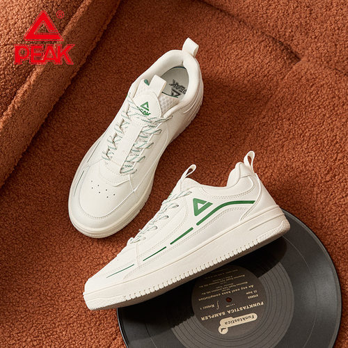 匹克耐磨板鞋轻便小白鞋