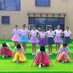 一路花开舞蹈服青春快出发一路生花舞蹈服啦啦队服青春靓丽演出服