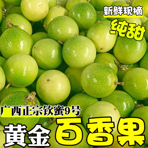 钦蜜9号黄金百香果新鲜纯甜大果