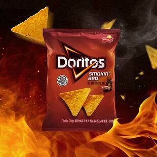 临期特卖特价台湾进口多力多滋烟熏烧烤味芝士玉米片57g食品零食