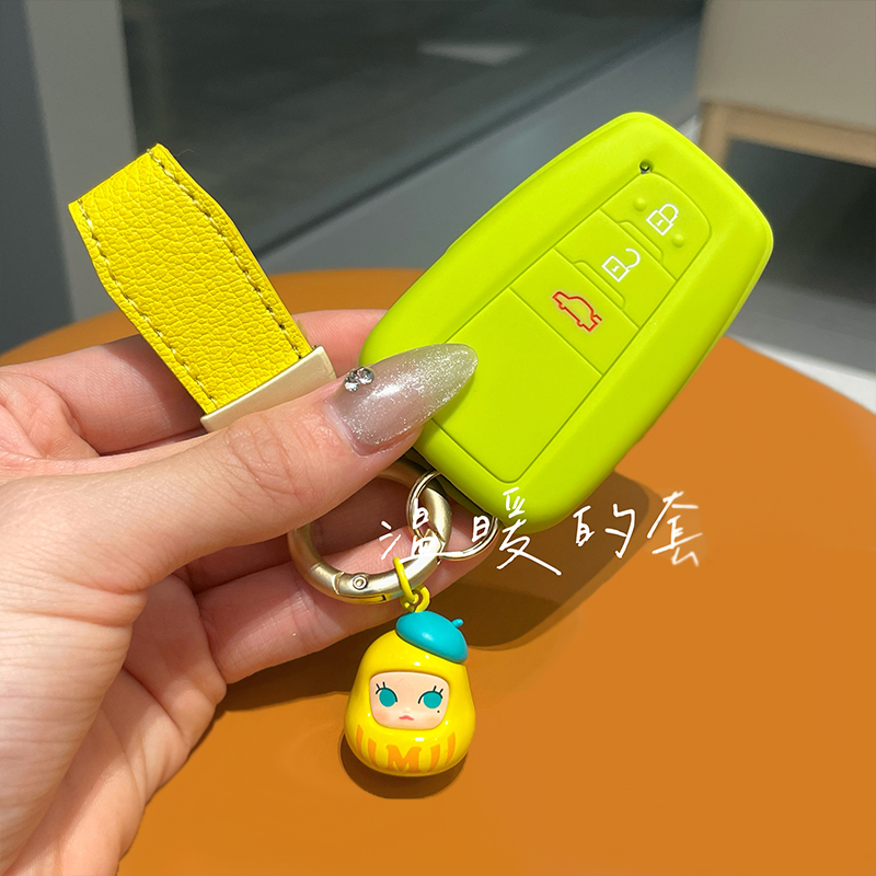 适用丰田汽车钥匙套女凯美瑞雷凌汉兰达荣放rav4锋兰达奕泽卡罗拉
