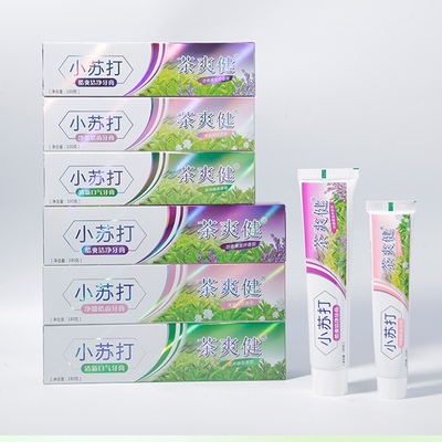 雪丽雅小苏打茶爽健酷爽洁净牙膏180g