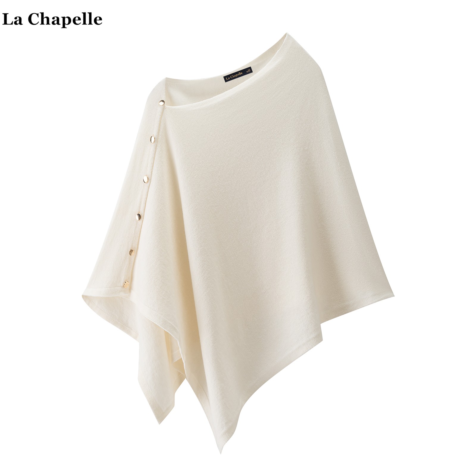 拉夏贝尔/La Chapelle高级感名媛气质披肩女秋季新款露肩斗篷围巾