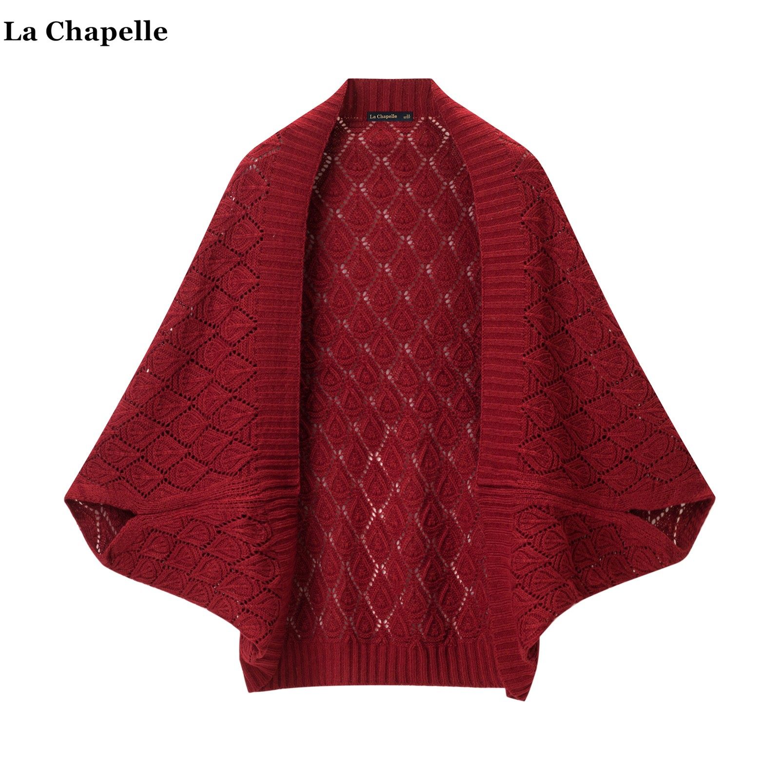 拉夏贝尔/La Chapelle中国风镂空针织披肩女2026春夏旗袍外搭开衫,服饰配件/皮带/帽子/围巾,围巾/丝巾/披肩,淘宝优惠券,粉丝福利购,淘宝优惠卷
