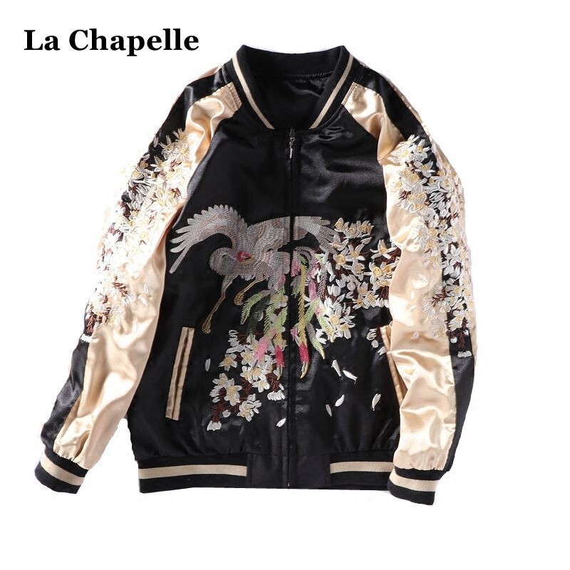 拉夏贝尔/La Chapelle凤凰刺绣外套原宿bf宽松大码棒球服女春秋潮使用感如何?