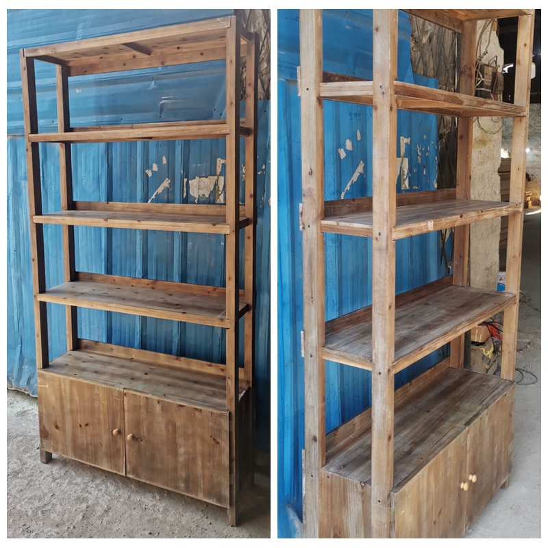 茶叶展示架货架实木茶