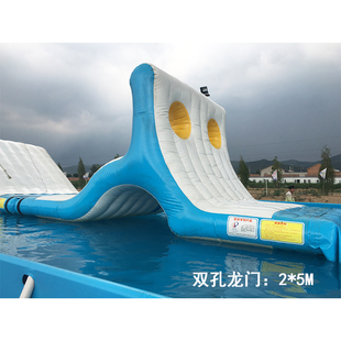 水上乐园充气水上游艺玩具户外移动水上乐园大型充气新款 三角滑梯