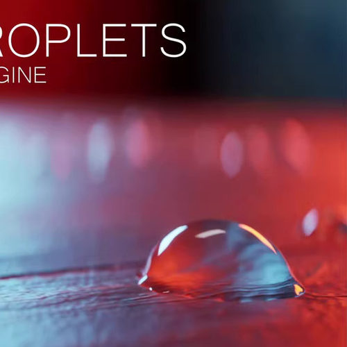 UE5虚幻5 Cinematic Droplets Pack 影视级水滴材质道具