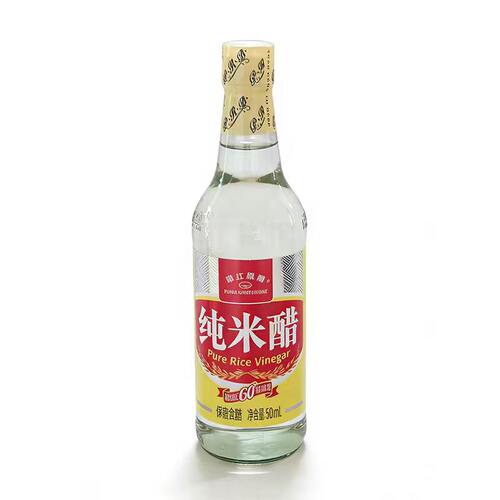 包邮3支装珠江桥牌纯米醋500ML 珠江桥牌米醋酿造食醋调味醋白醋 - 封面