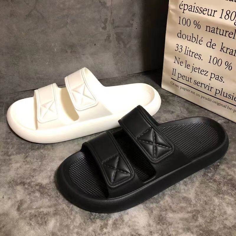 越南夏季男士拖鞋超轻防滑平底白色青年潮牌网红鞋拖司机开车凉拖