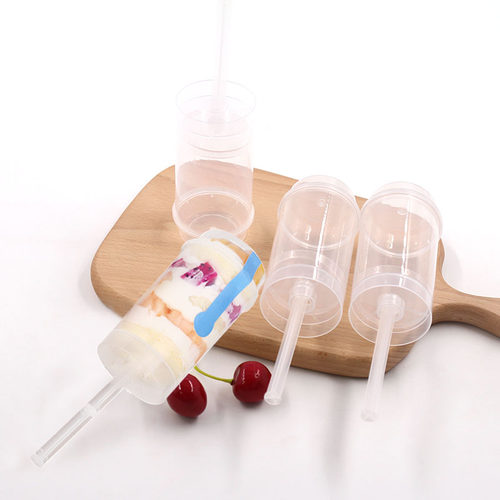 推推乐蛋糕推筒食物推进器圆形甜品台彩虹冰激凌推送器推筒推杯 - 封面
