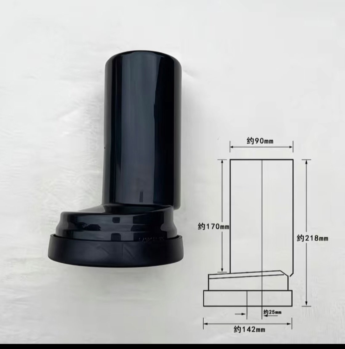 隐藏式水箱挂壁马桶蹲便器偏心移位器3cm暗转冲刷排污直管配件
