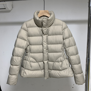 2025冬季 实拍专柜正品 新立领收腰廓形显瘦羽绒服外套女 江南