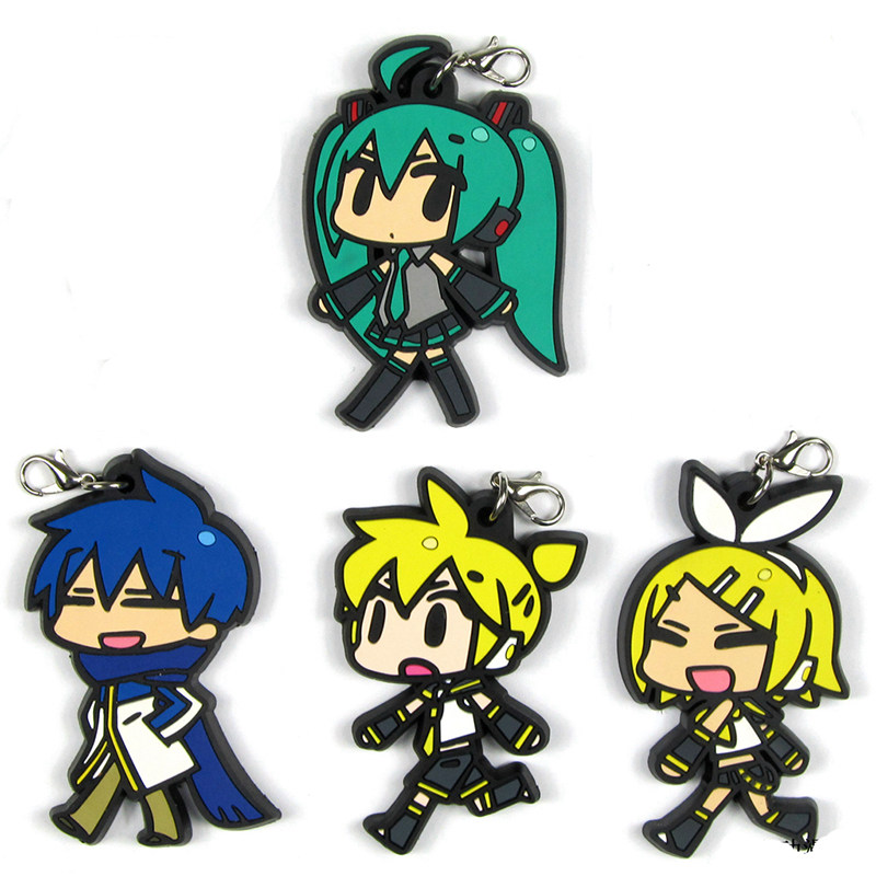 kaitov家初音未来vocaloid 正版日单散货 luka 橡胶挂件miku