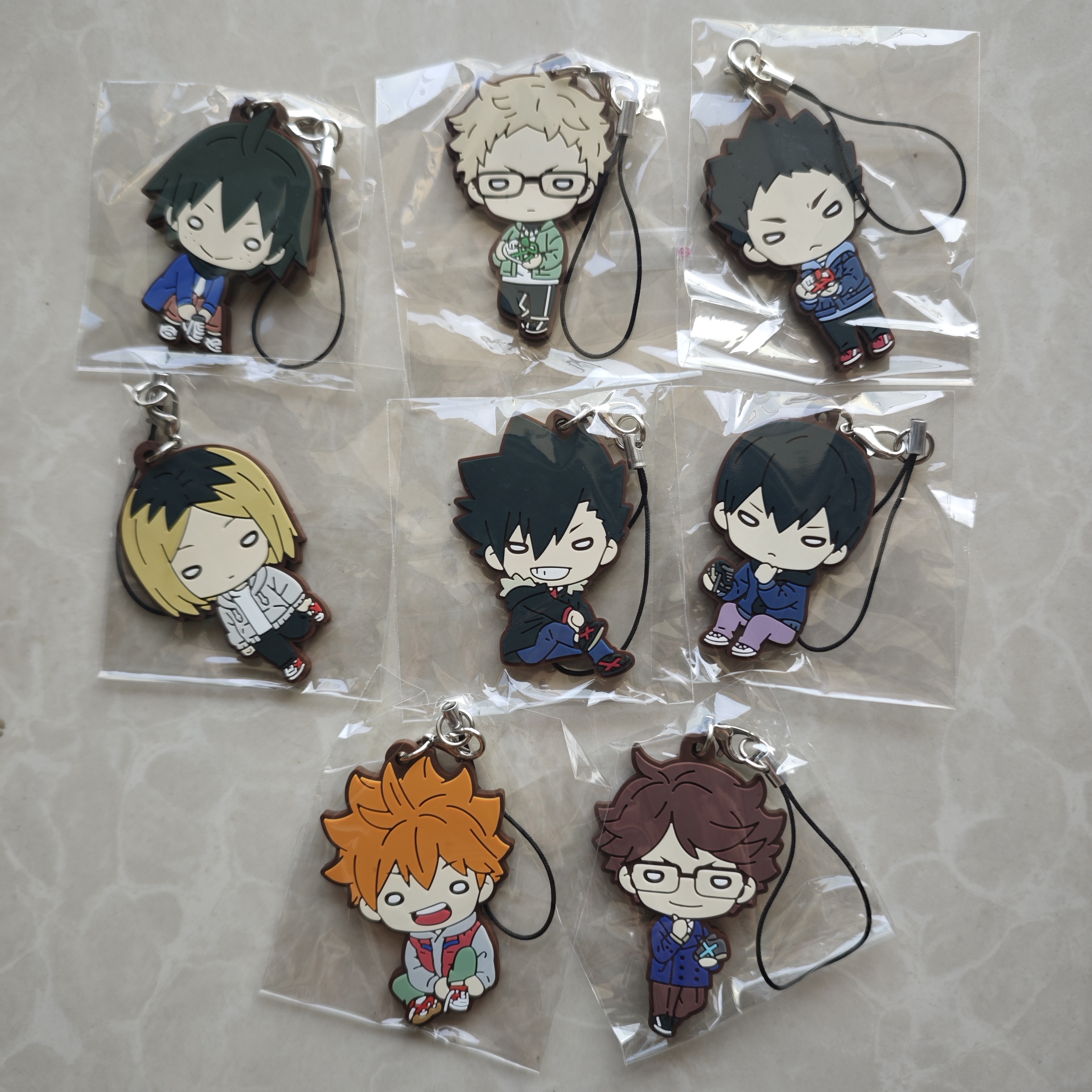 排球少年 日单散货 橡胶挂件 影山飞雄 月岛萤 及川彻 孤爪研磨