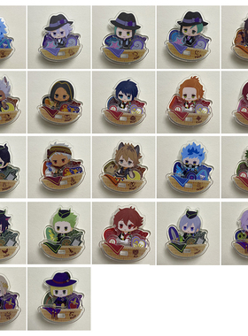 正版日单散货迪士尼扭曲仙境亚克力摇摇乐Ace AZUL RIDDLE leona