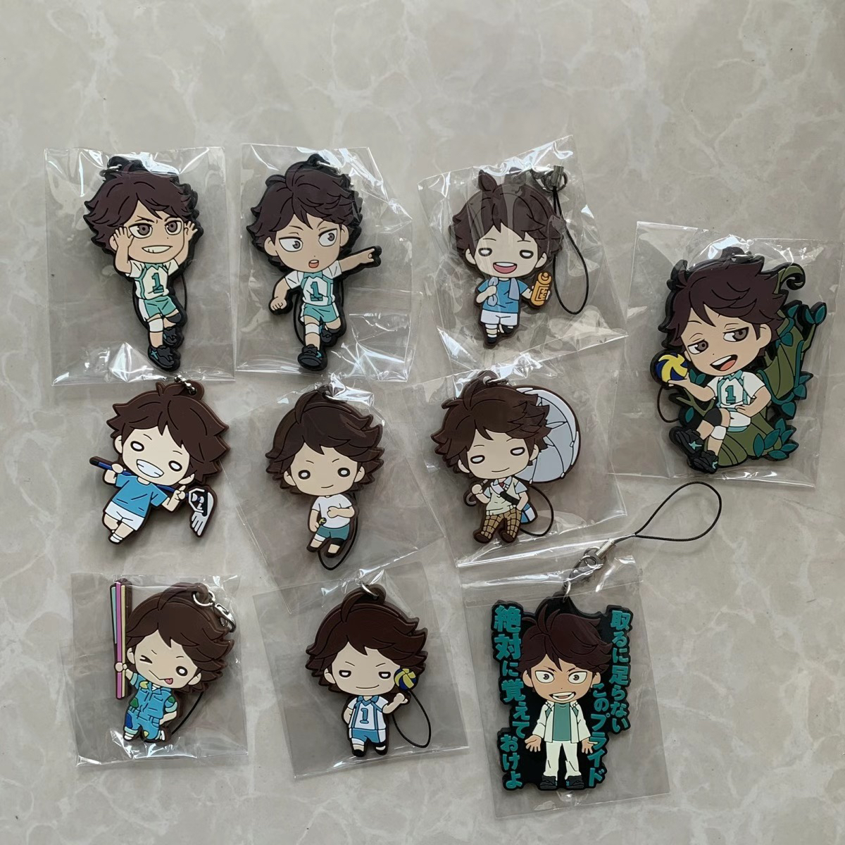 排球少年 日单散货 橡胶挂件 影山飞雄 月岛萤 及川彻 孤爪研磨