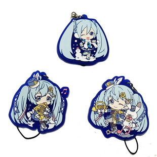 V家初音未来 KAITO luka镜音双子橡胶挂件 散货正版日单动漫周边