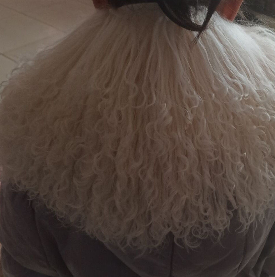 MADE-TO-ORDER BEACH WOOL COLLAR HAT COLLAR LAMB FUR HAT STRIP FUR COLLAR FUR SQUARE NECK SCARF