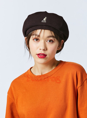 Kangol Spitfire/Hawker Cap袋鼠jisoo同款羊毛报童帽网眼贝雷帽