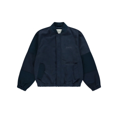 Arte Canvas Panel Bomber Jacket帆布拼接飞行员夹克