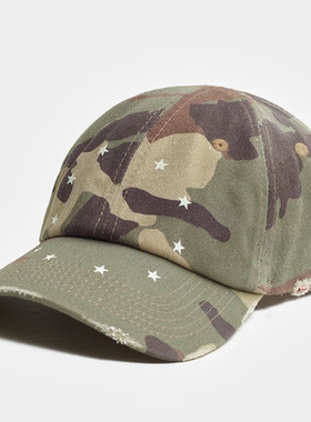 Piet Mesh Camo Cap巴西品牌新款鸭舌帽水洗破坏迷彩棒球帽