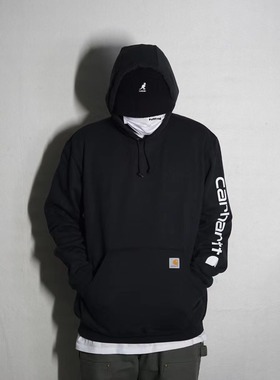 Carhartt K288 Hoodie卡哈特主线工装袖口LOGO袖标连帽衫套头卫衣