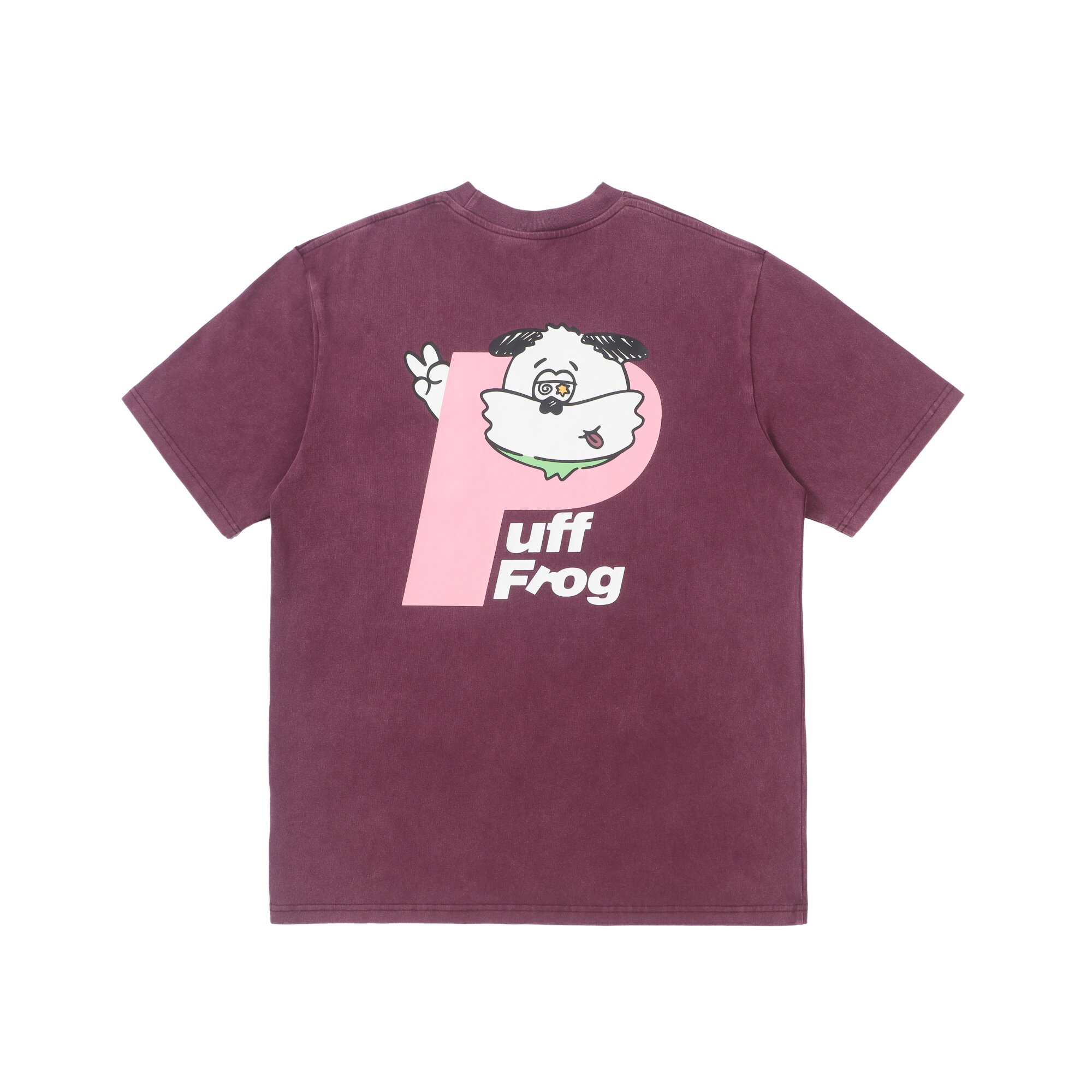 PuffFrog X Carefreeness Quotes Tee联名水洗印花短袖T恤