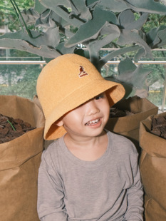袋鼠新款 Kangol Casual Bermuda 百慕大儿童休闲渔夫帽桶帽 Kids