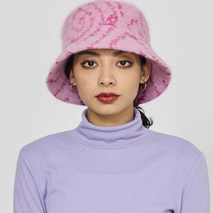 Kangol Static Spin Lahinch袋鼠新款兔毛保暖复古旋纹渔夫帽