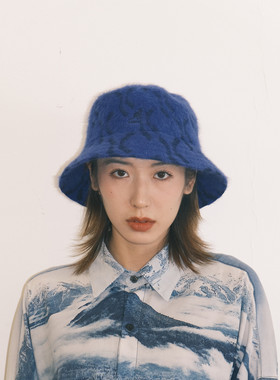Kangol渔夫帽出游休闲男女条纹