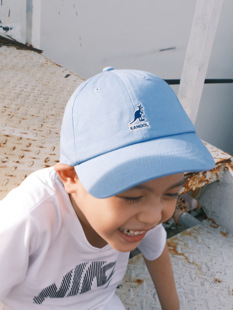 Cap袋鼠新款 Kangol Baseball Washed 水洗遮阳儿童棒球帽 Kids