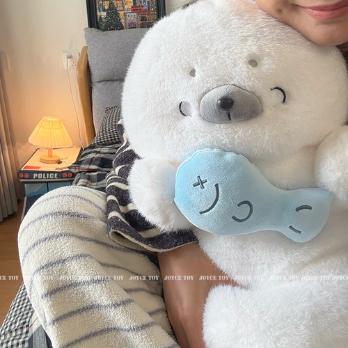 哄睡抱抱海豹玩偶可爱毛绒玩具软萌公仔床上可抱着睡觉夹腿抱枕