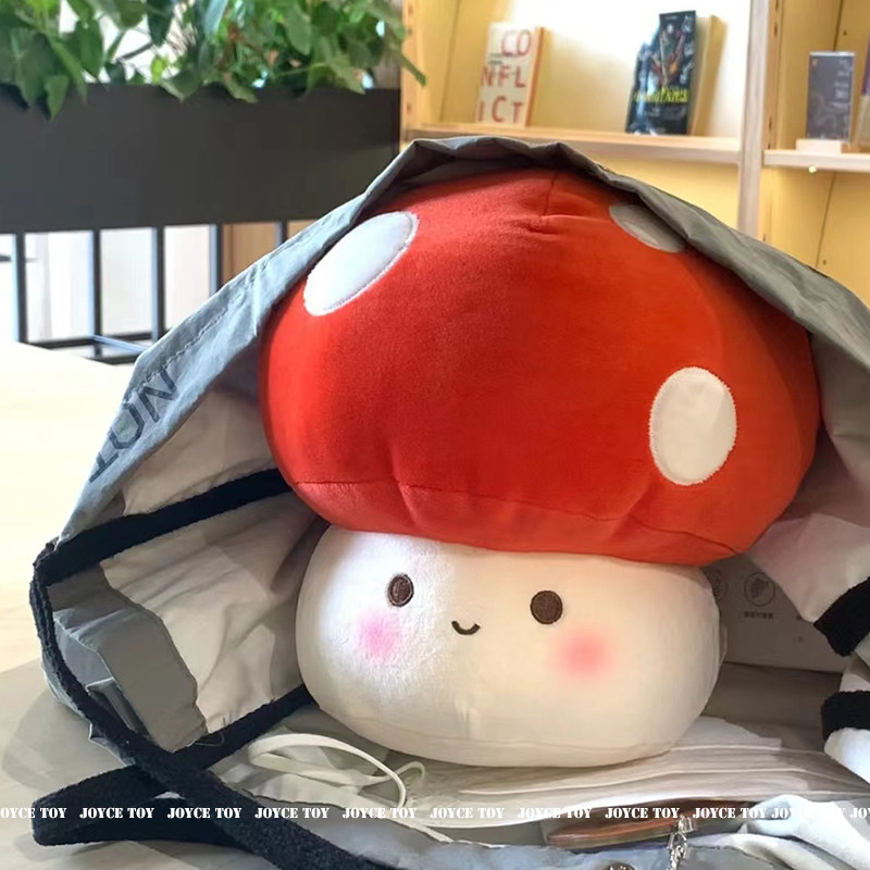 인터넷 연예인 작은 버섯 인형 병아리 조림 버섯 베개 슈퍼 부드러운 인형 중국 발렌타인 데이 선물 치유 플러시 장난감