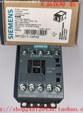 3RT2017-1AP01/1AP02 3RT2017-2AP01/2AP02 西门子接触器