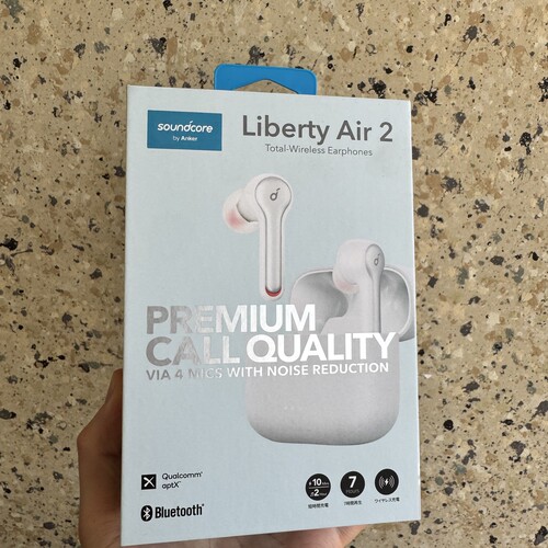 声阔soundcore liberty air2重低音蓝牙耳机