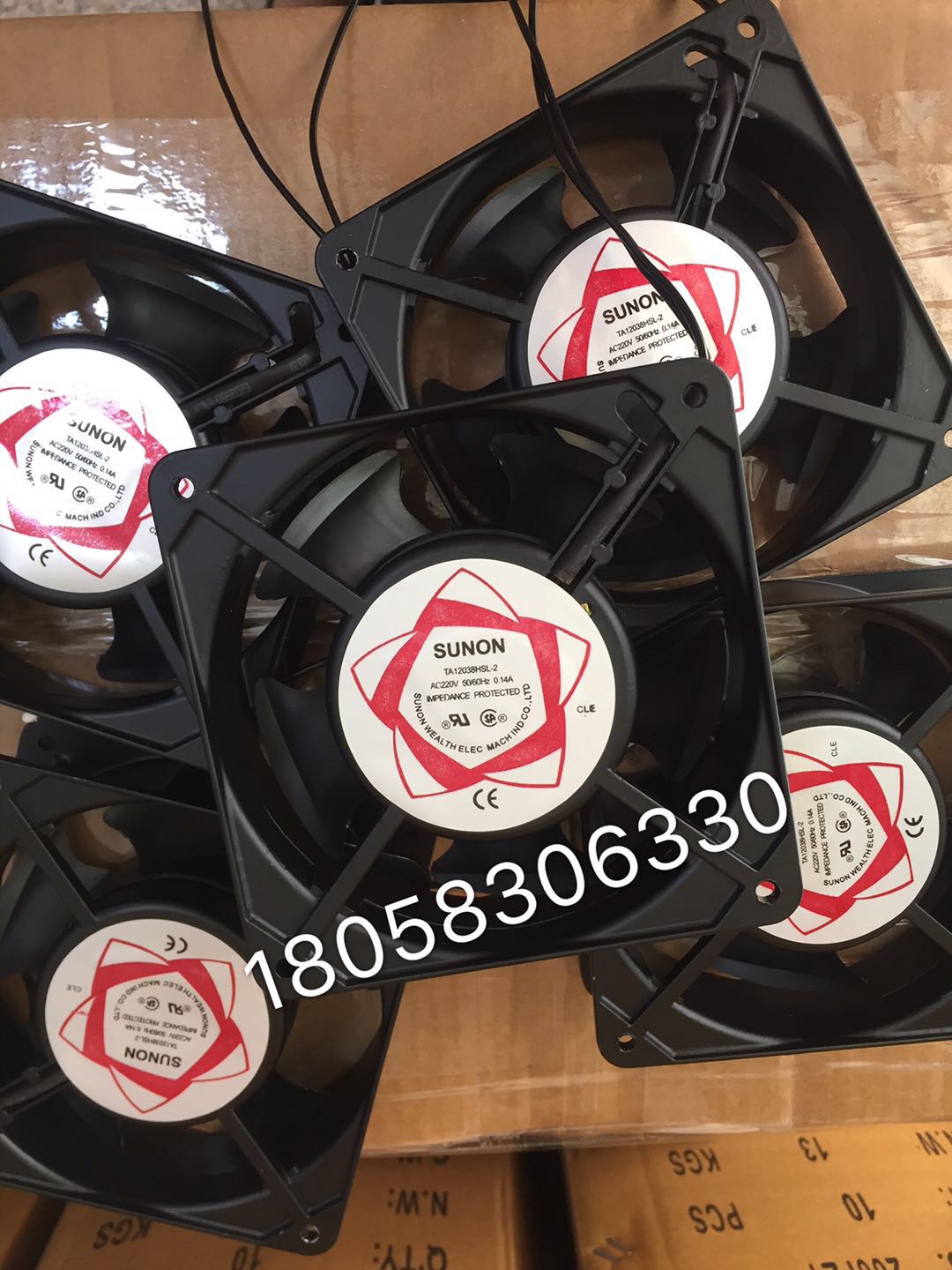 小型轴流风机TA12038HSL-2配电箱机柜12038散热风扇工业散热风扇