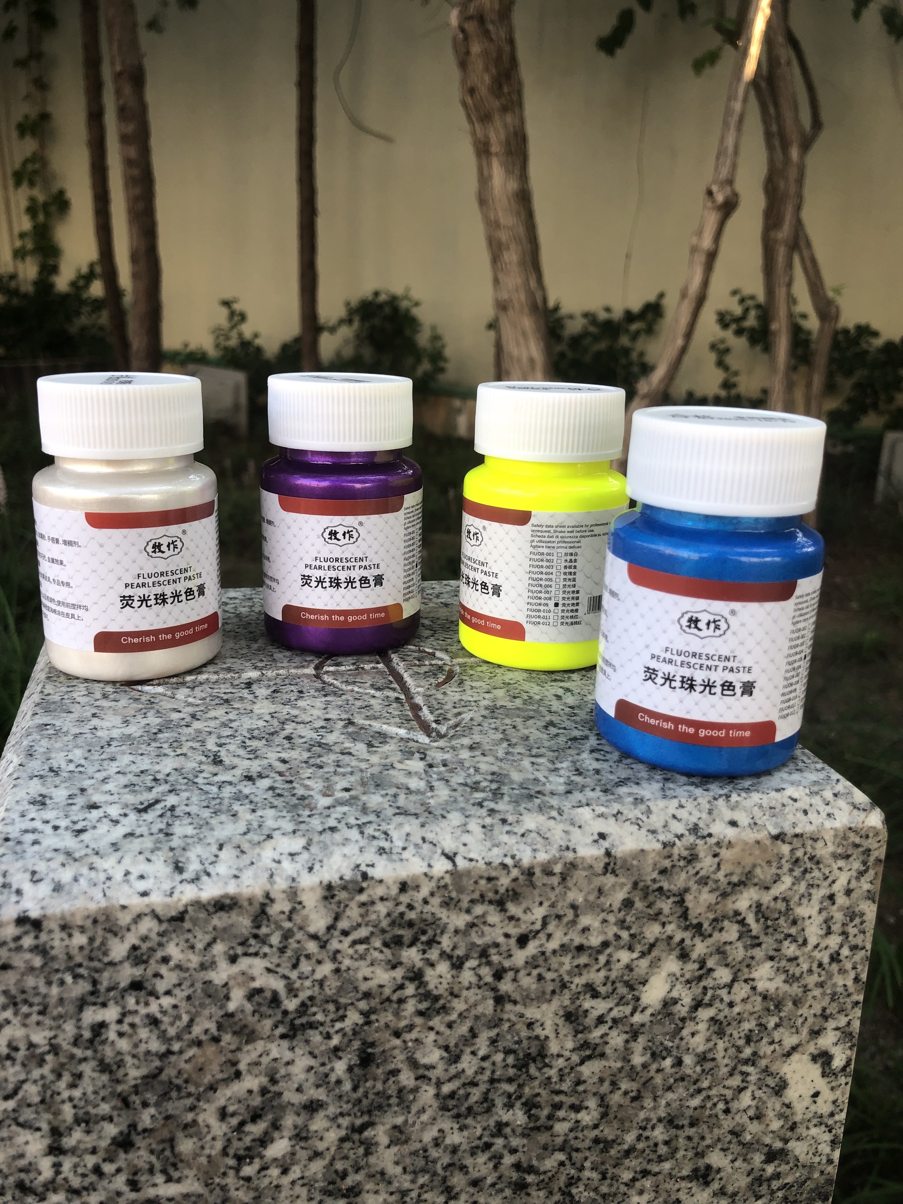 牧作PRIEST球鞋荧光色膏珠光色膏超鲜艳色膏颜料膏运动鞋上色护理