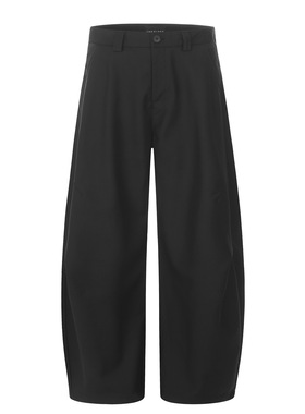 Lifenotes弯刀垂感压褶宽松西裤cleanfit简约男女休闲裤