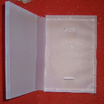 3.1厘米半透明直角 CD /DVD连续剧盒 可装多片光盘 塑料光盘盒子